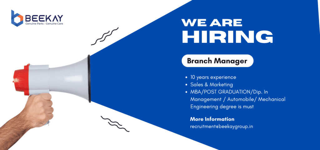 Branch Manager Job Opening at Beekay Group – Apply Now