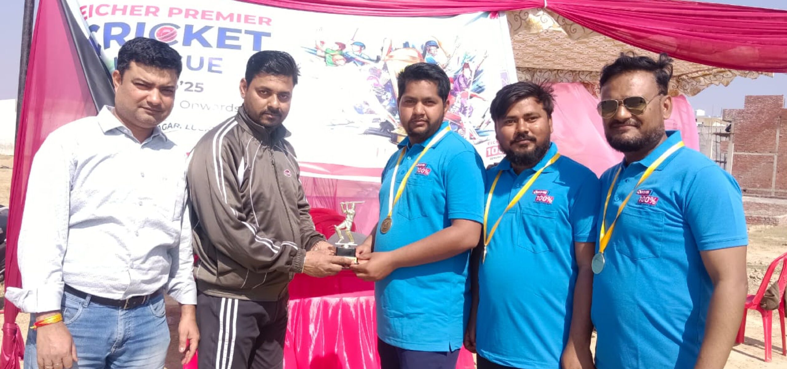 Eicher Mechanics Cricket Match